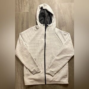 Russell Athletic white Charcoal Fusion Knit Hoodie